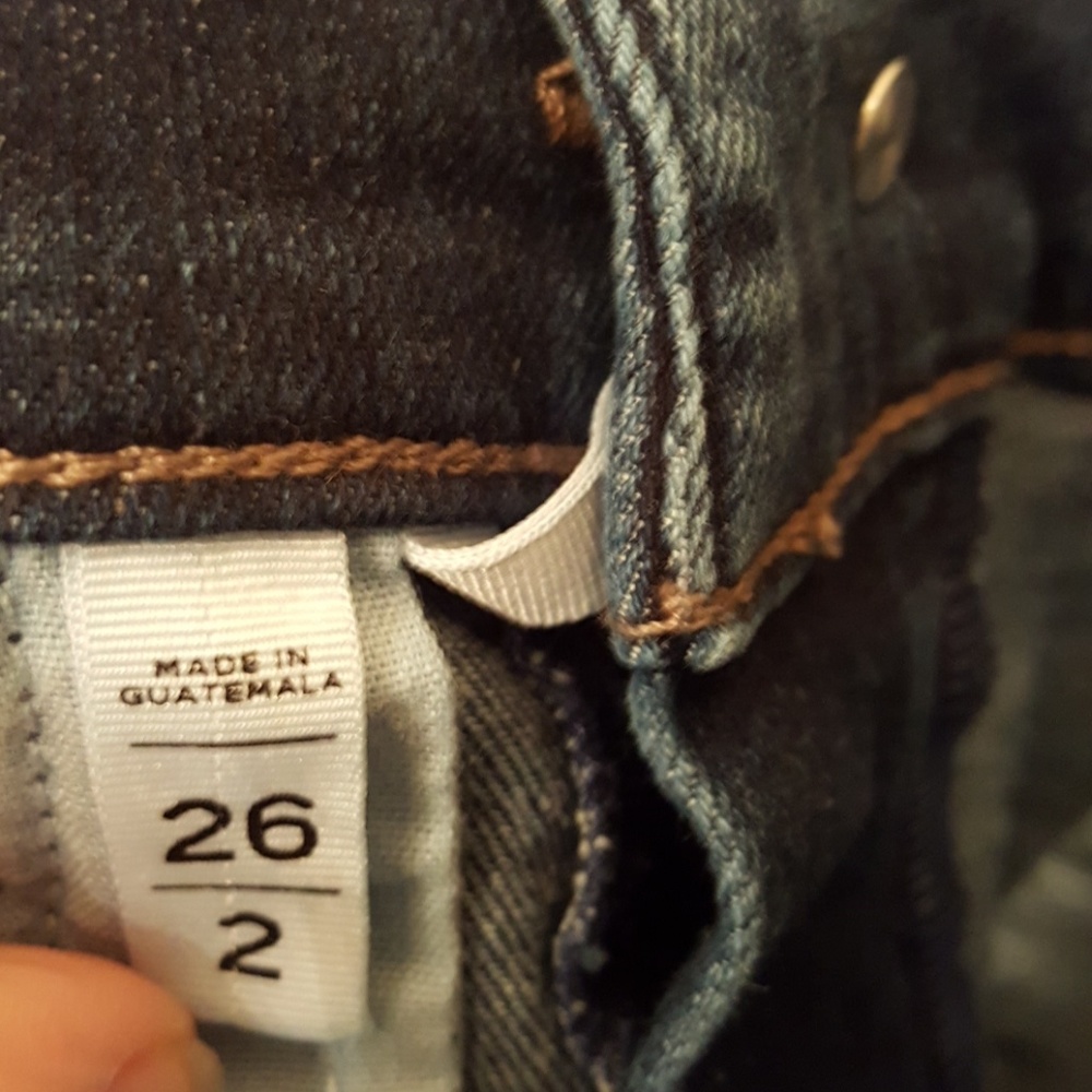LOFT NWOT Blue Flare Style Jeans 26 / 2 - Picture 5 of 8